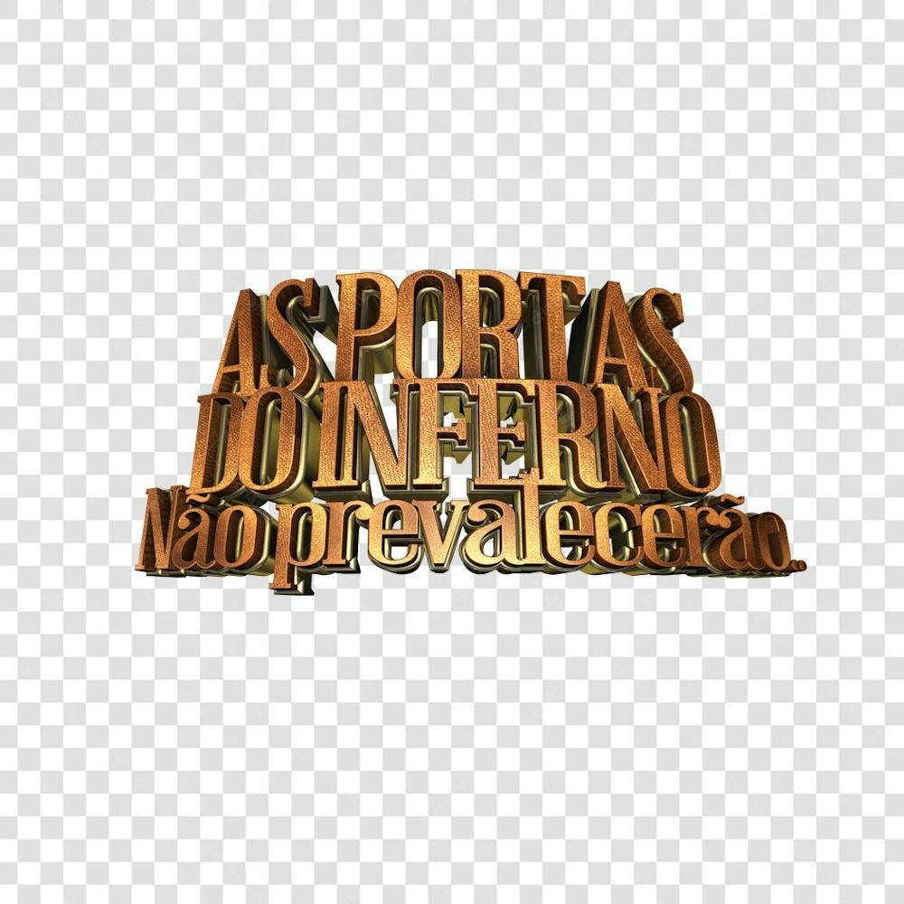 AS PORTAS DO INFERNO NÃO PREVALECERÃO 3D