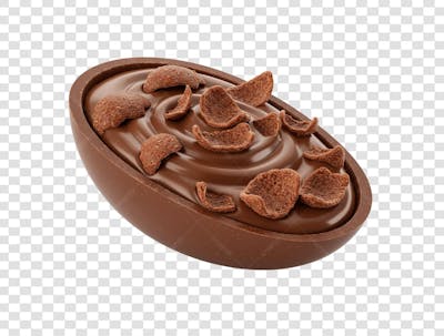 Ovo de Páscoa de chocolate PNG TRANSPARENTE (6)
