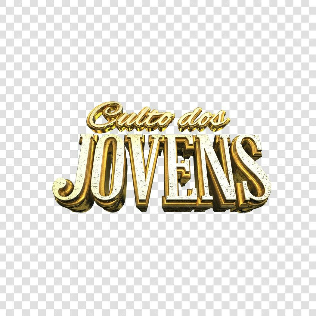 Banner Culto dos Jovens PNG com fundo transparente