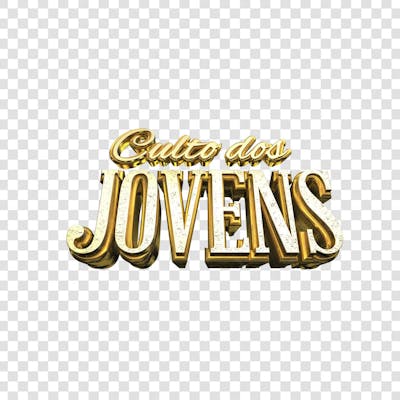 CULTO DOS JOVENS 3D
