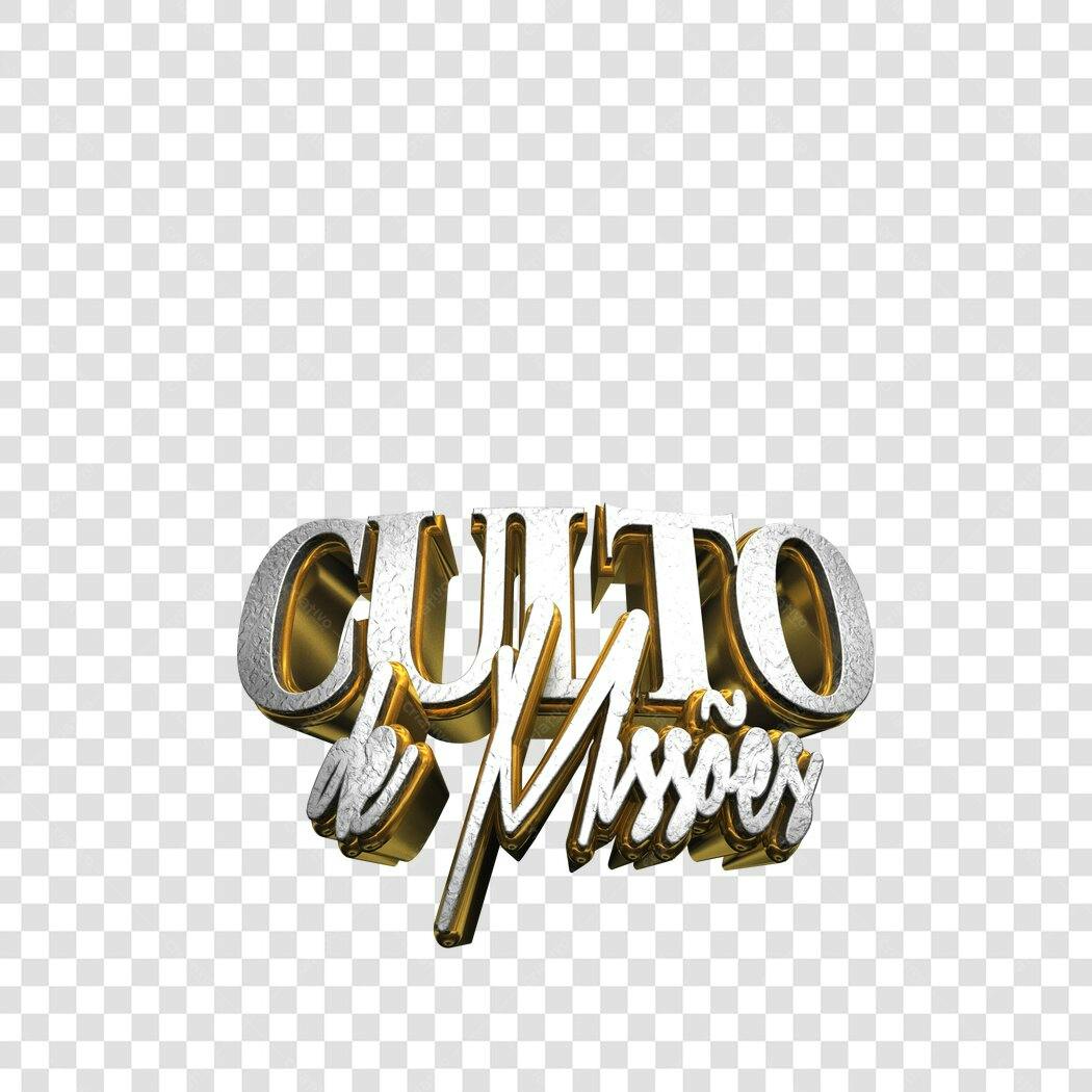 Logo Culto de Missões PNG com fundo transparente