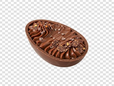 Ovo de Páscoa de chocolate PNG TRANSPARENTE (7)