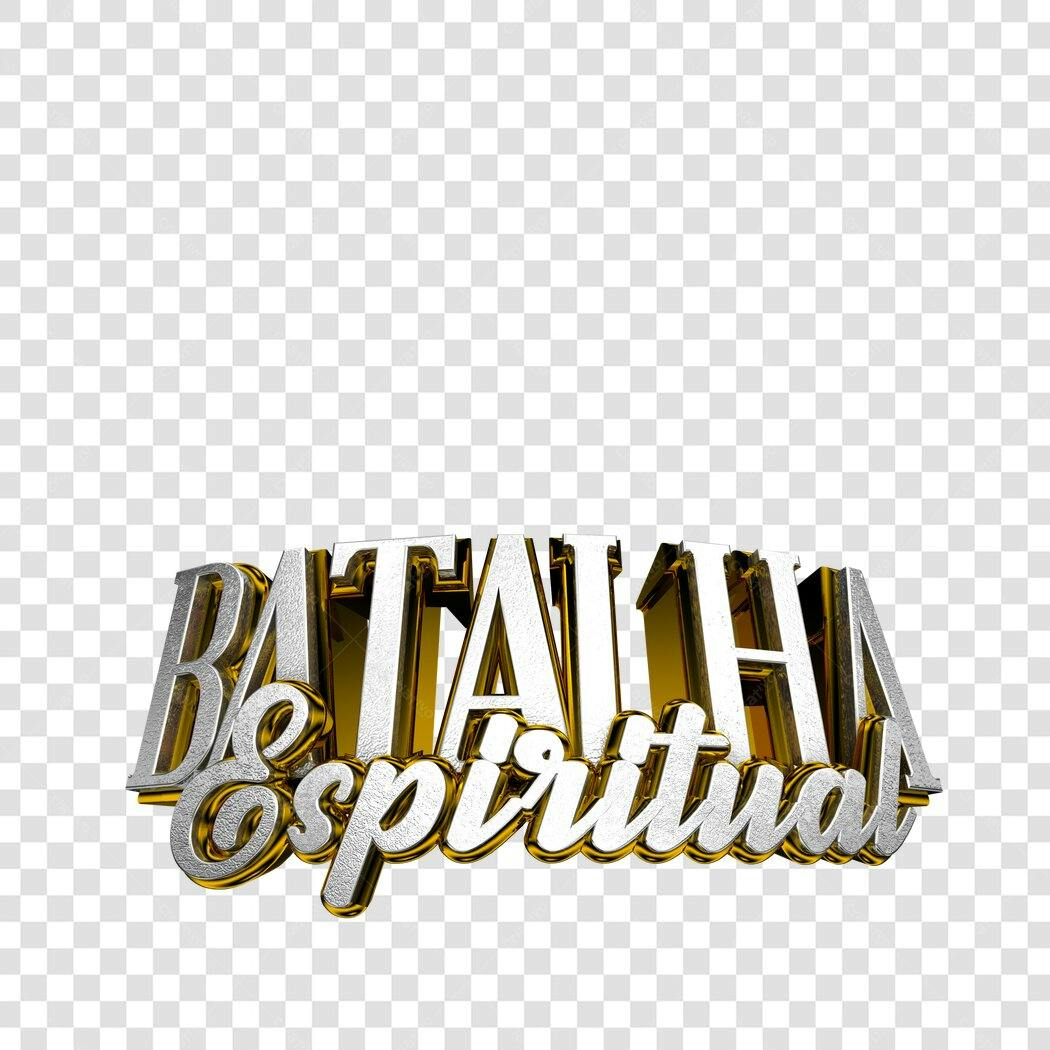 Banner  Batalha Espiritual PNG com fundo transparente