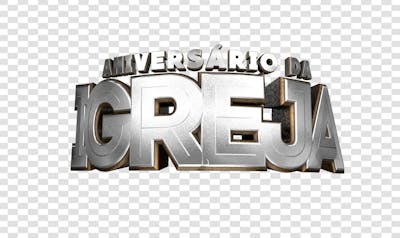 ANIVERSÁRIO DA IGREJA 3D