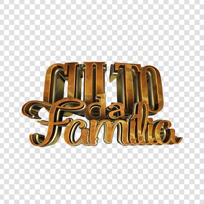 CULTO DA FAMÍLIA 3D