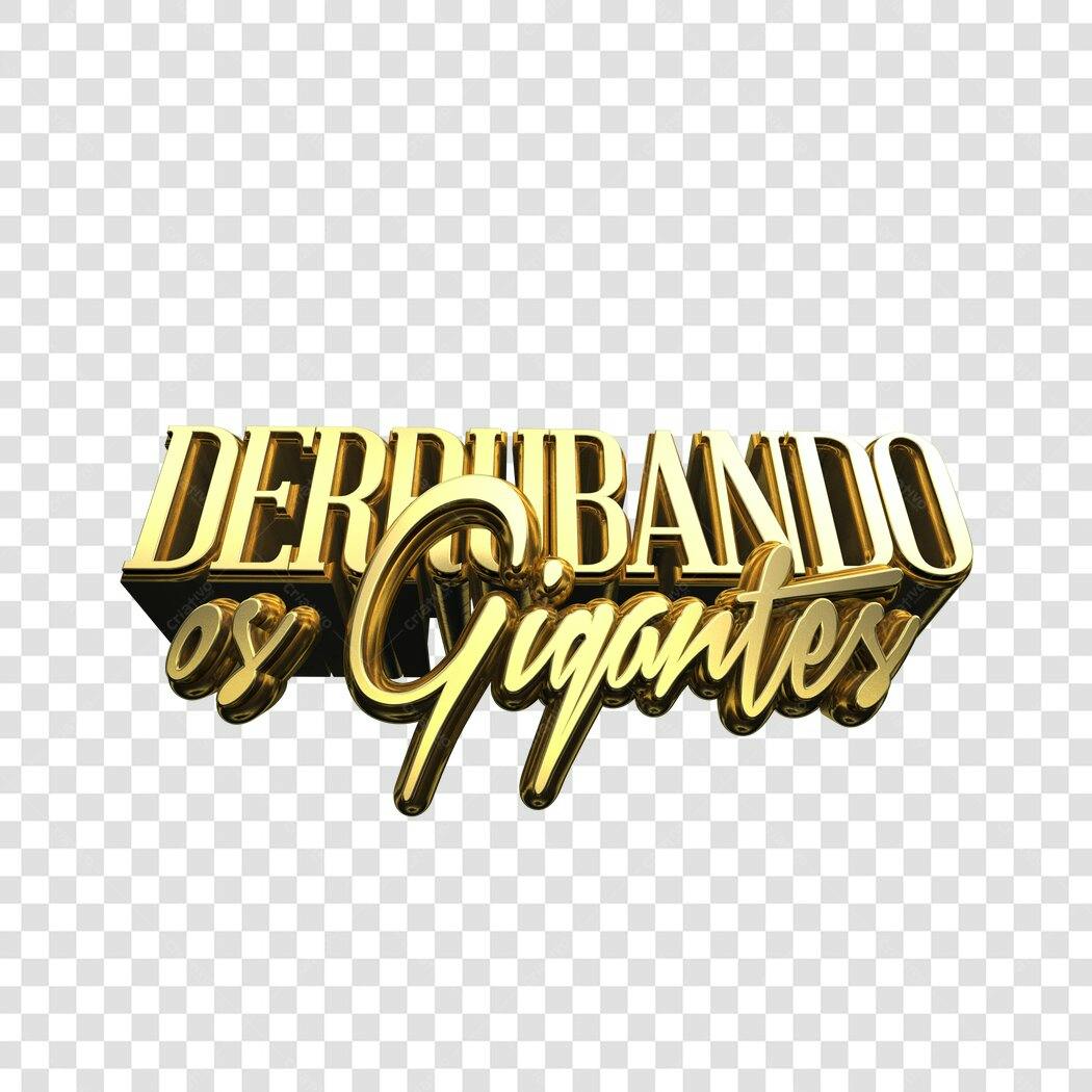 Logo Derribando os Gigantes PNG com fundo transparente