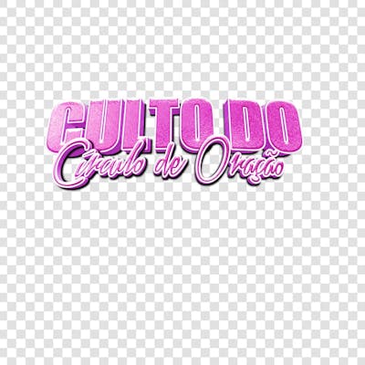 CULTO DO CÍRCULO DE ORAÇÃO 3D