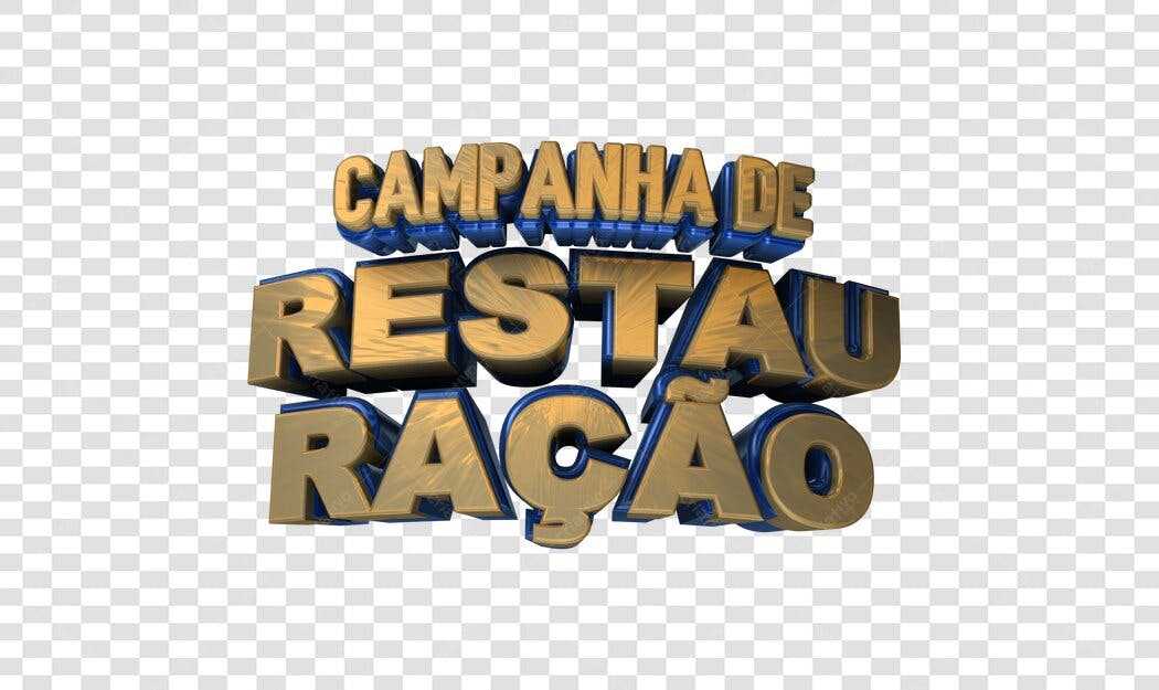 Banner Campanha de Restauração PNG com fundo transparente