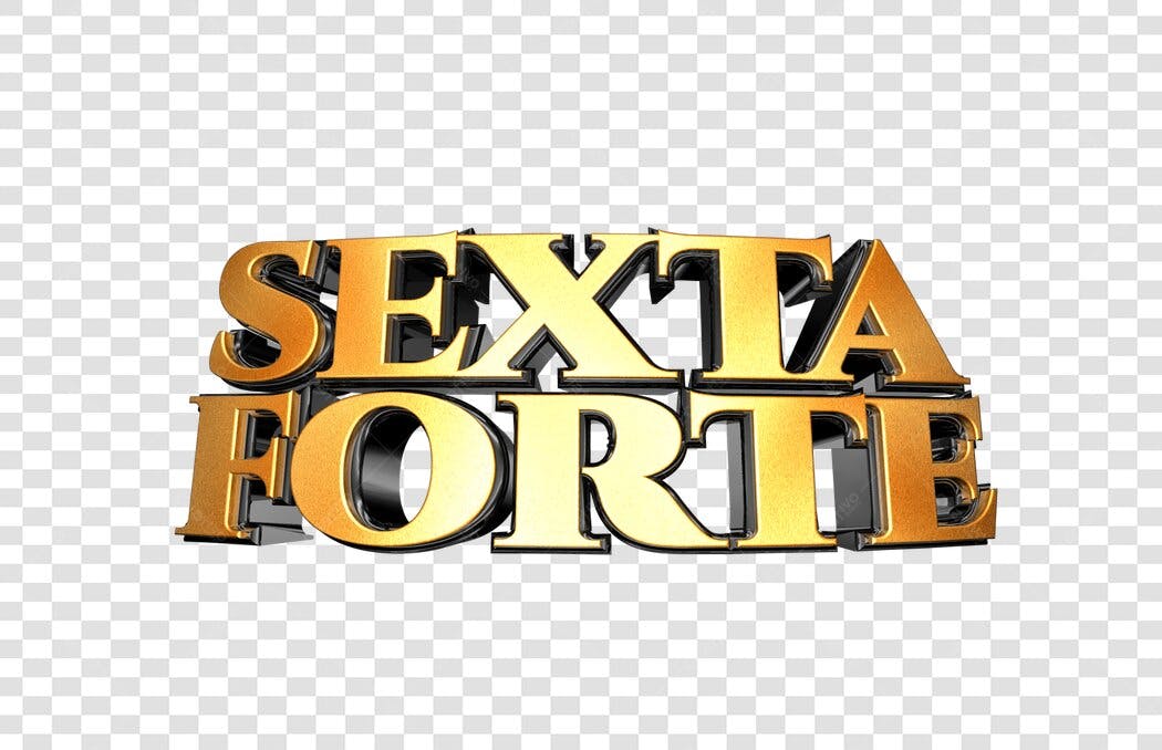 Banner Sexta Forte PNG com fundo transparente
