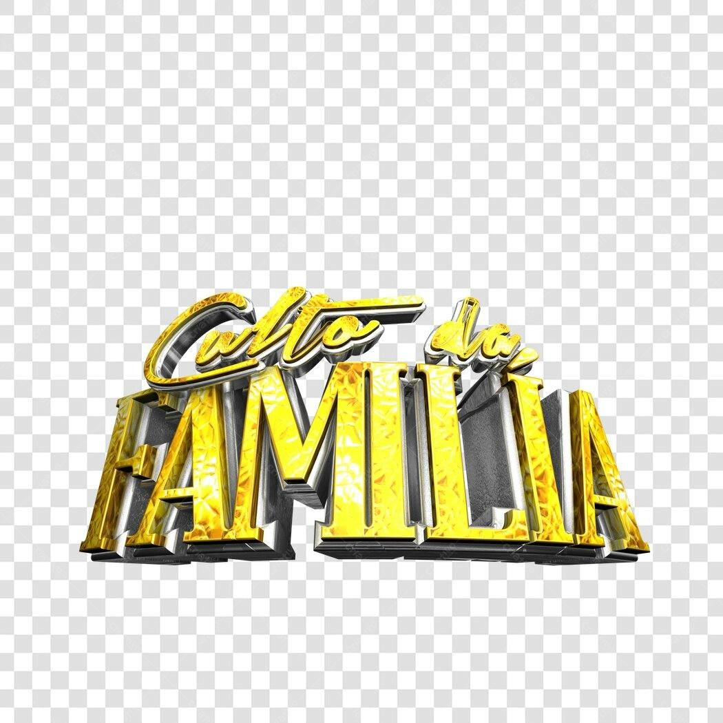 Logo Dia da Família PNG com fundo transparente