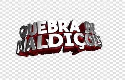 QUEBRA DE MALDIÇÕES 3D