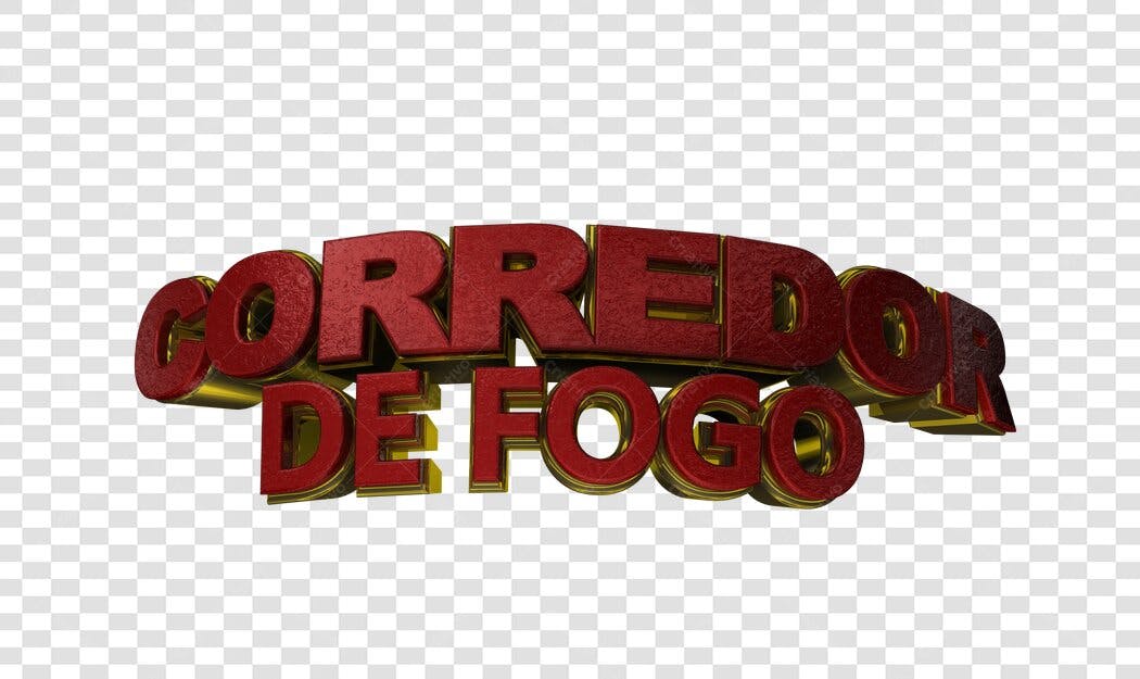 Logo Corredor de Fogo PNG com fundo transparente