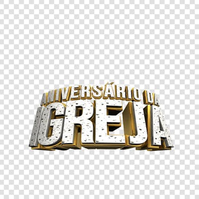 ANIVERSÁRIO DA IGREJA 3D