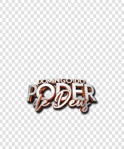 DOMINGO DO PODER DE DEUS 3D