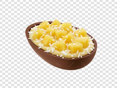 Ovo de Páscoa de chocolate PNG TRANSPARENTE (2)