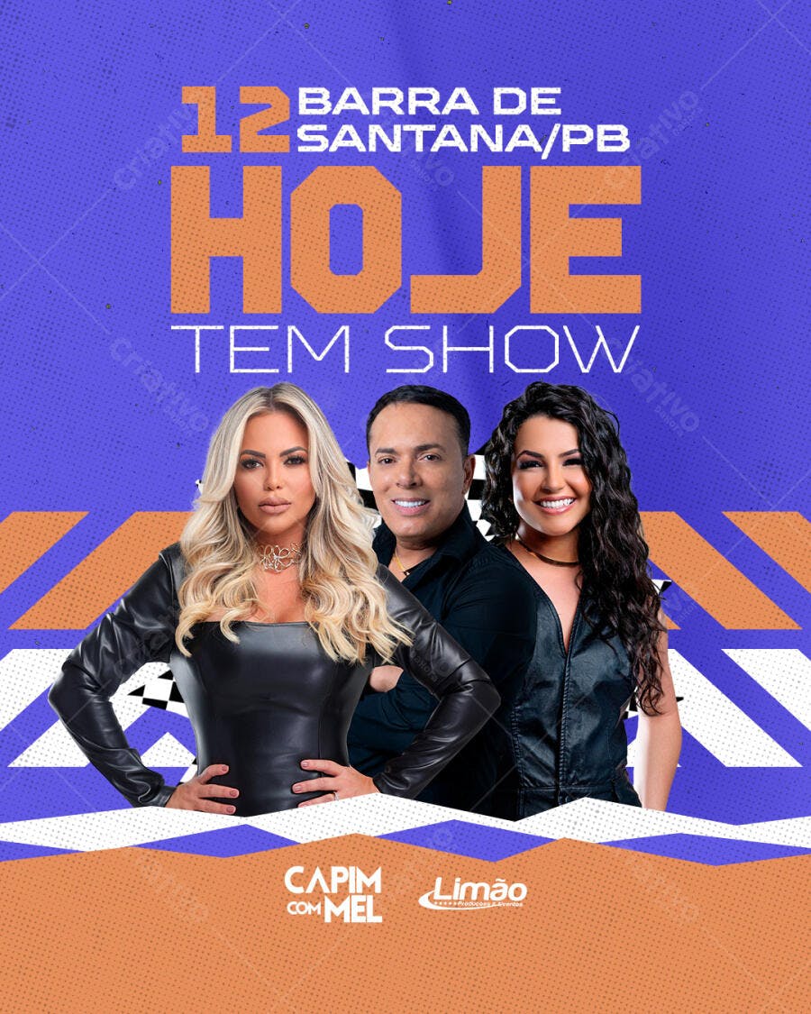 Flyer Show Musical PSD Editável