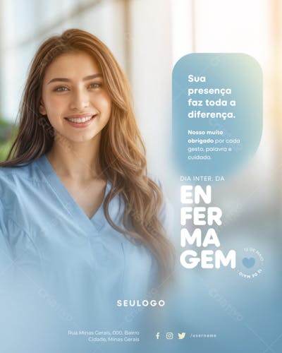 Psd editável • 12 de Maio - Dia internacional da enfermagem Dia do Enfermeiro 04-25 - 1 (3)