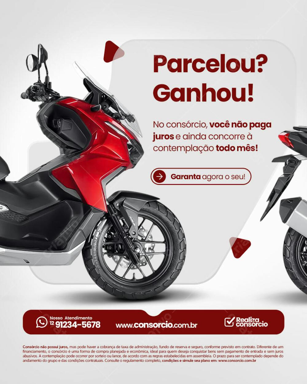 Parcelou? Ganhou!
