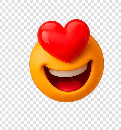 Emoji apaixonado  3D (1)
