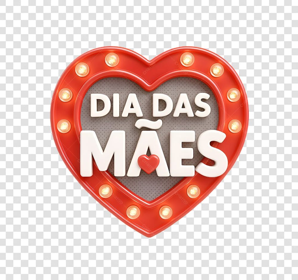 Selo 3D Feliz dia das mães (9)