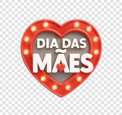 Selo 3D Feliz dia das mães (9)