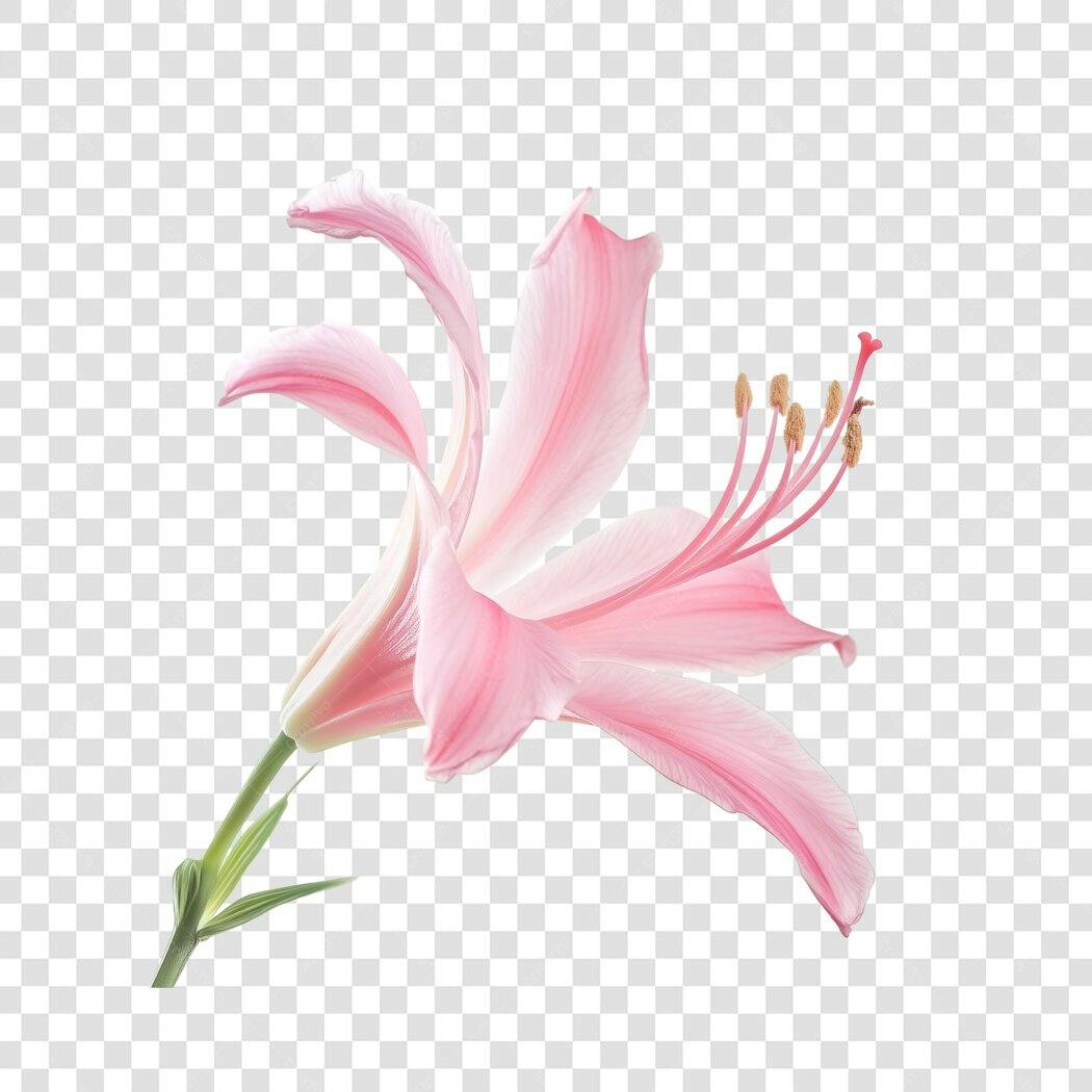 PNG Flor Rosa para Dia das Mães com fundo transparente