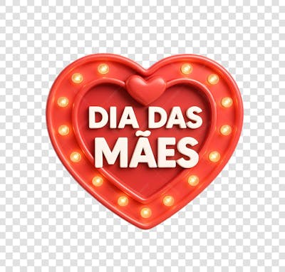 Selo 3D Feliz dia das mães (8)
