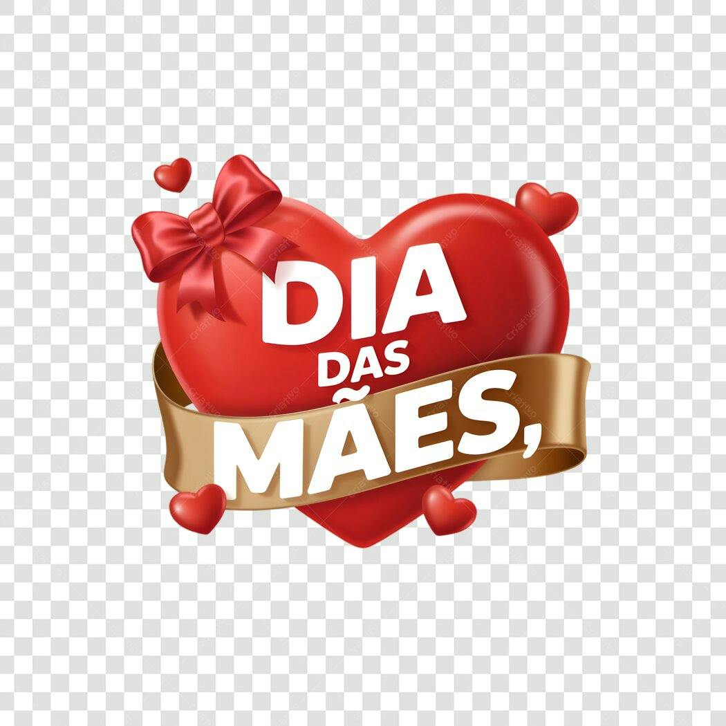 Banner Dia das Mães PNG com fundo transparente