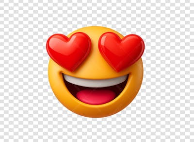 Emoji apaixonado  3D (5)