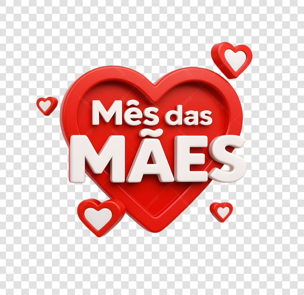 Selo 3D Feliz dia das mães (13)
