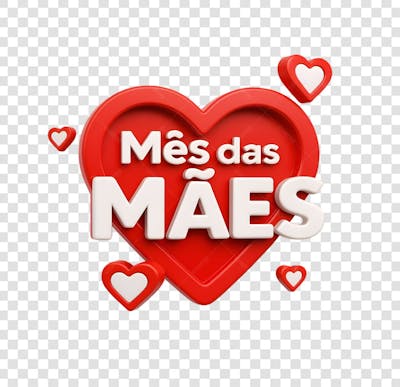 Selo 3D Feliz dia das mães (13)