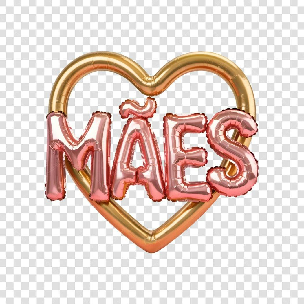 Post Instagram Dia das Mães Balões PNG com fundo transparente