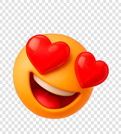 Emoji apaixonado  3D (2)
