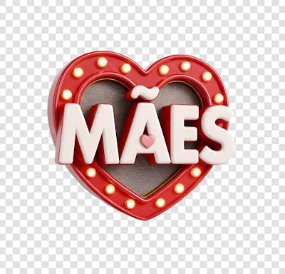 Selo 3D Feliz dia das mães (6)