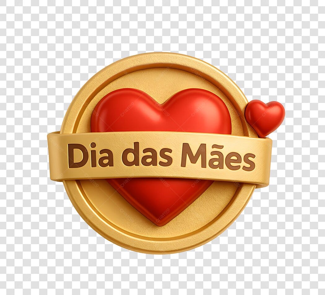 Logo Dia das Mães PNG com fundo transparente