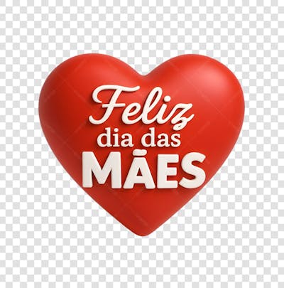 Selo 3D Feliz dia das mães (4)