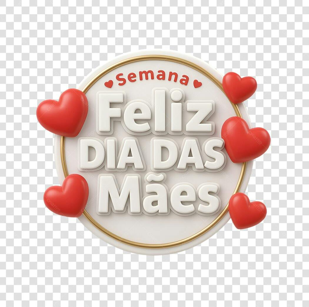 Banner Dia das Mães PNG com fundo transparente
