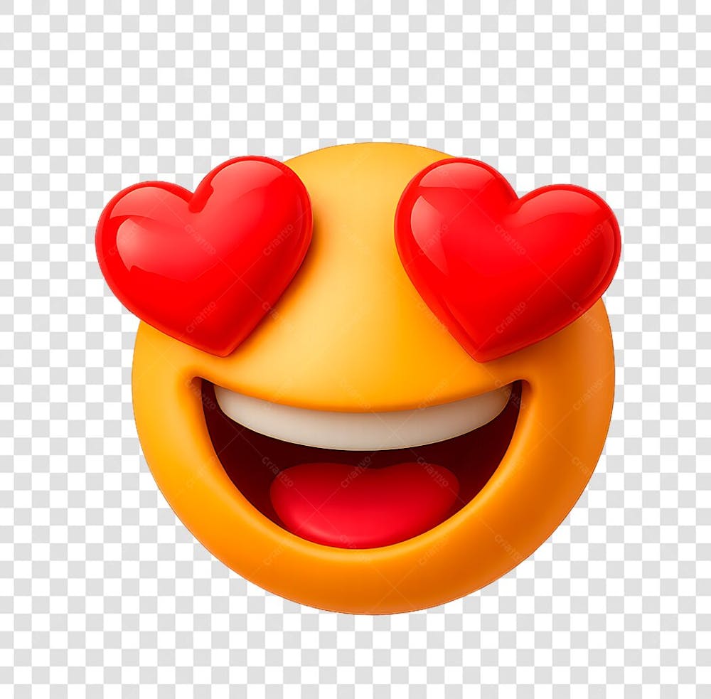 Emoji apaixonado  3D (1) - Copia