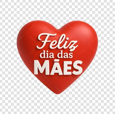 Selo 3D Feliz dia das mães (5)
