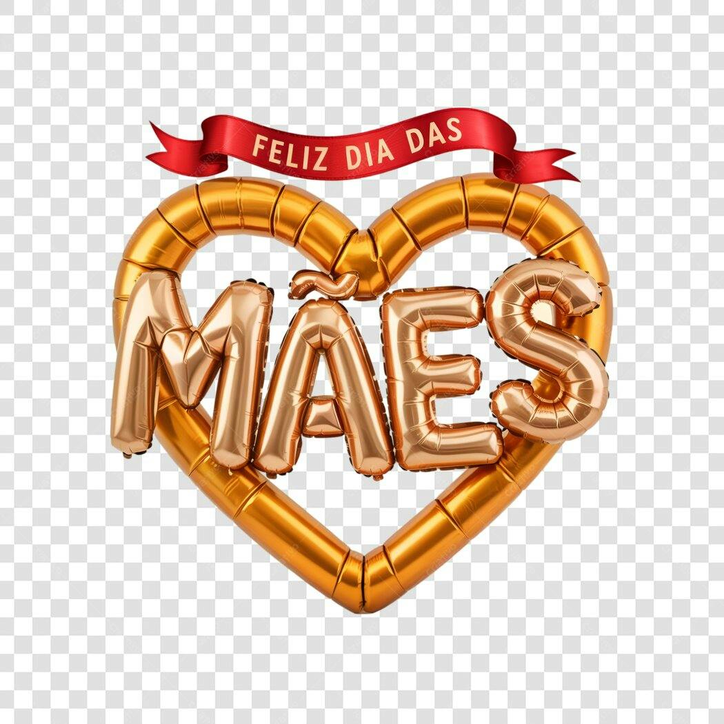 Post Instagram Dia das Mães Balões PNG com fundo transparente