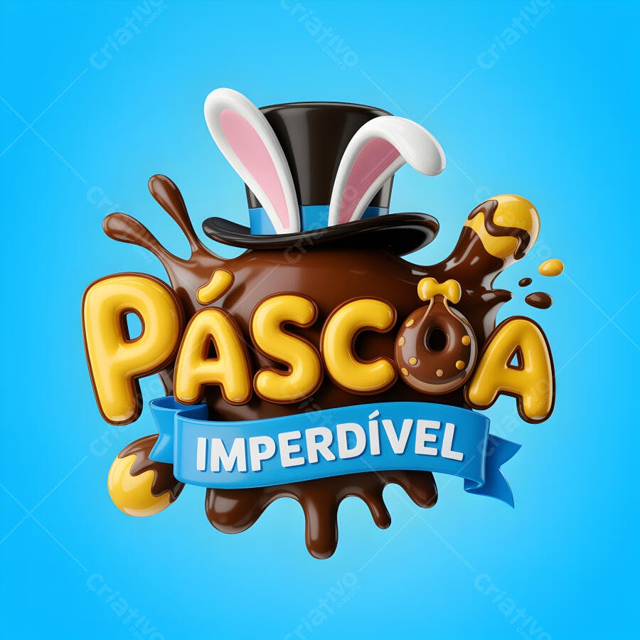Páscoa Imperdível Chocolate 3D