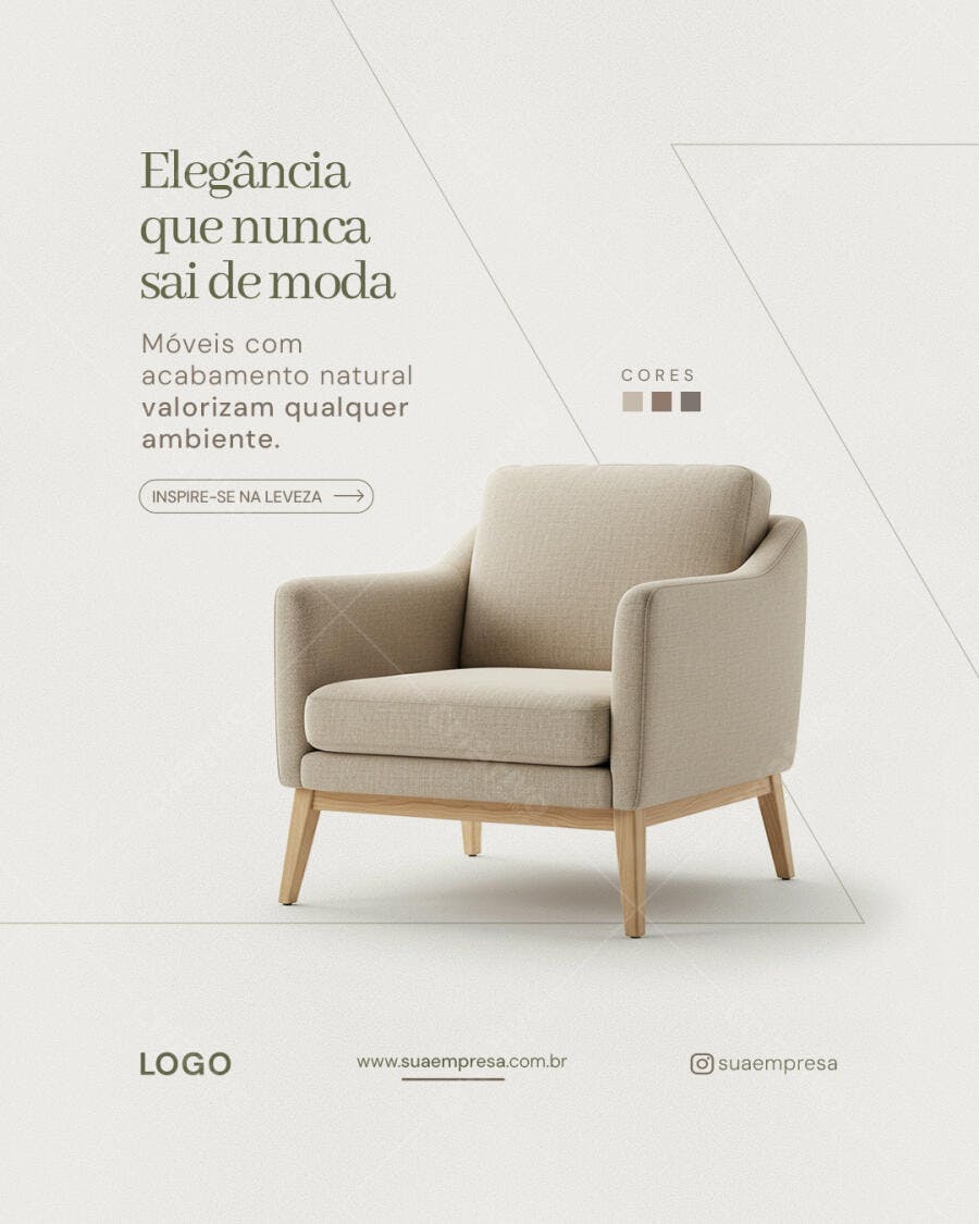 Post para Redes Sociais Móveis PSD Editável