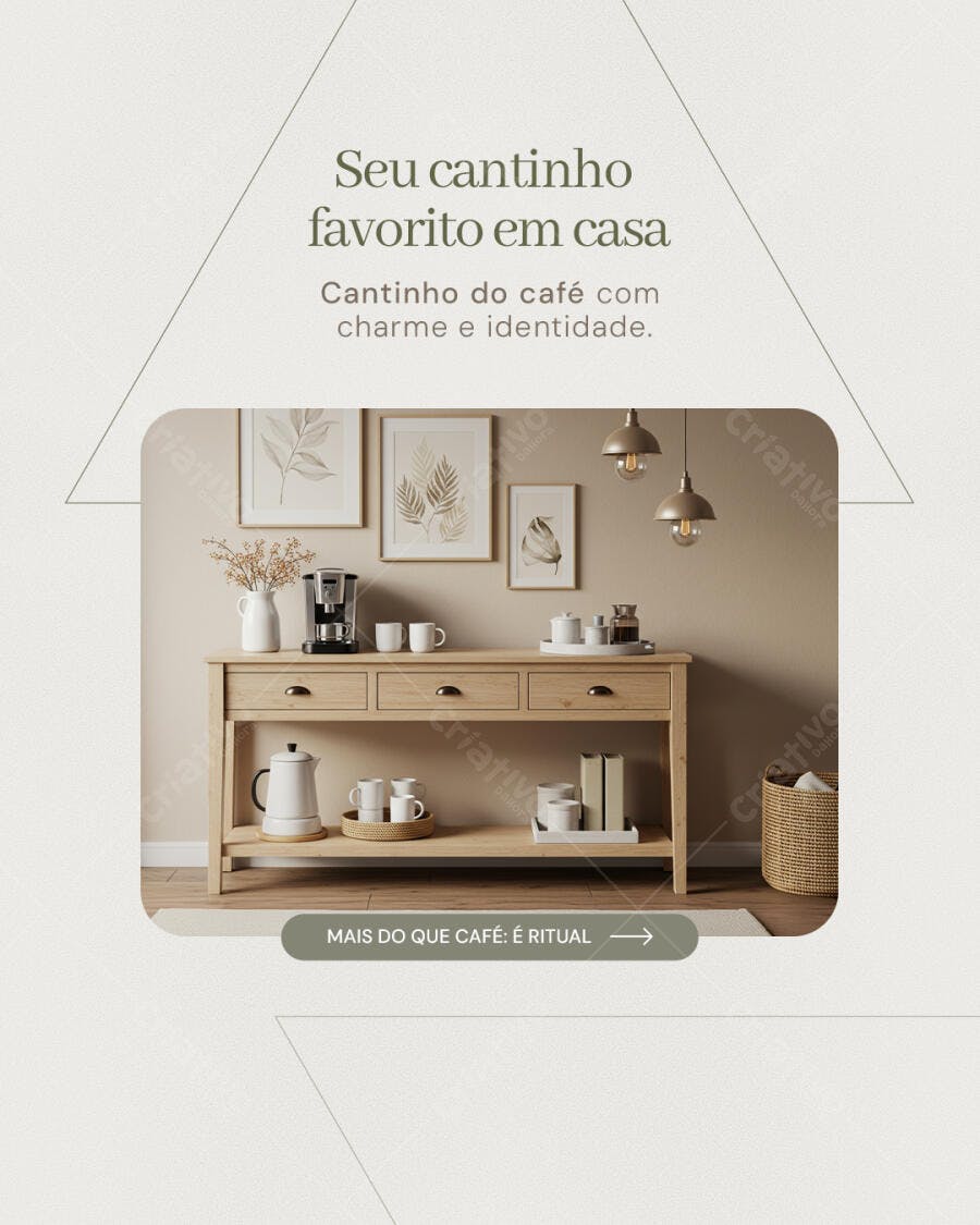 PSD para Cantinho do Café aconchegante PSD Editável
