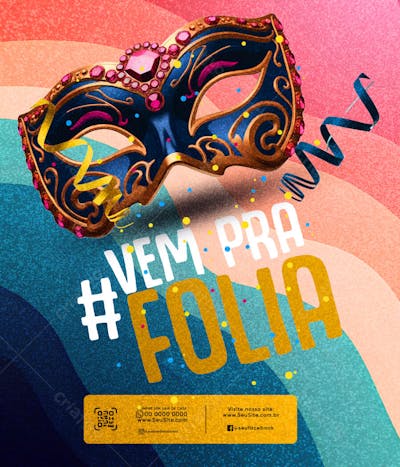 PSD DE CARNAVAL VEM PRA FOLIA