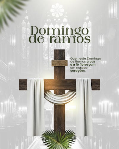 domingo de ramos social media