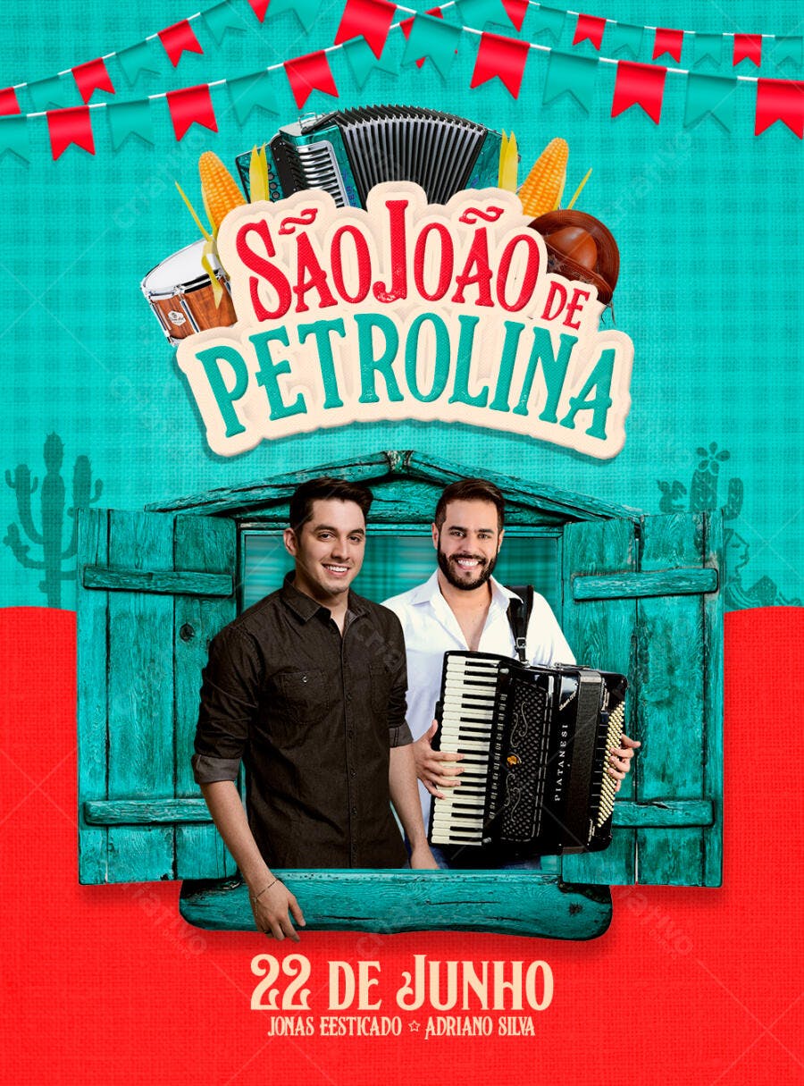 Flyer São João de Petrolina PSD Editável
