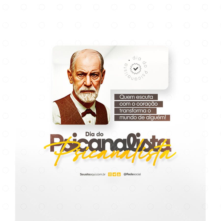 Post para o Dia do Psicanalista PSD Editável