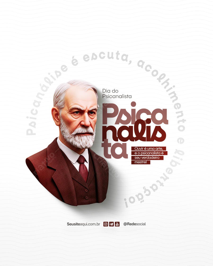 Post para o Dia do Psicanalista PSD Editável
