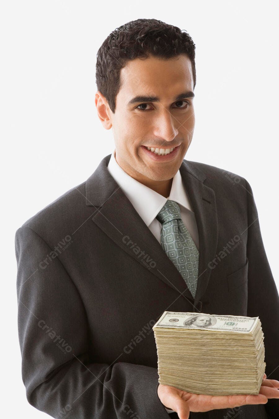 Homem de Negócios com Dinheiro