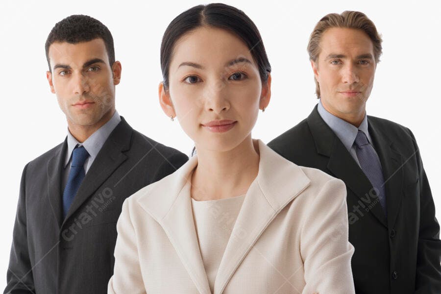 Equipe de negócios mulheres e homens